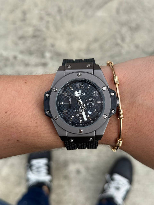 RELOJ HUBLOT NEGRO